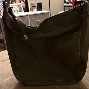Olive Green Men's Shoulder Bag